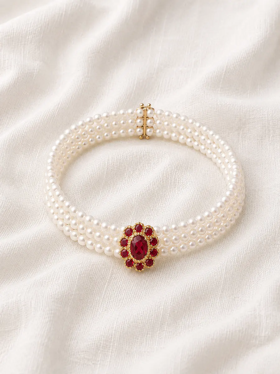 Choker Milano Rosso