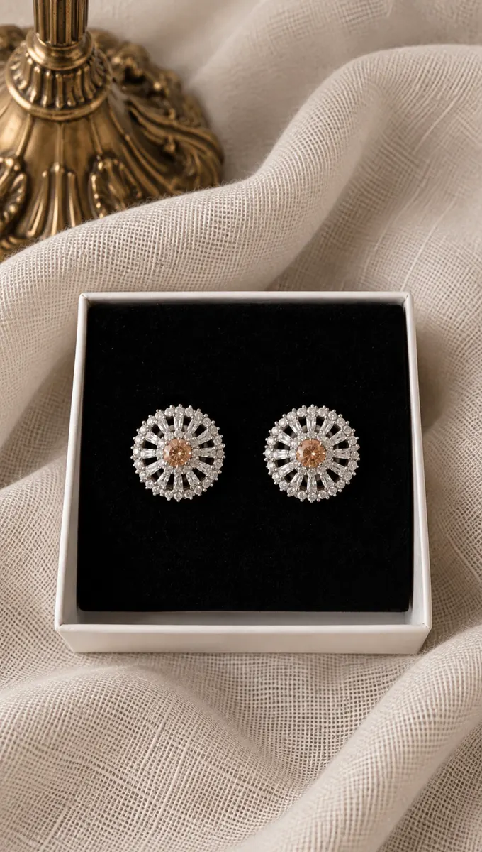 Pendientes Bianca Champagne