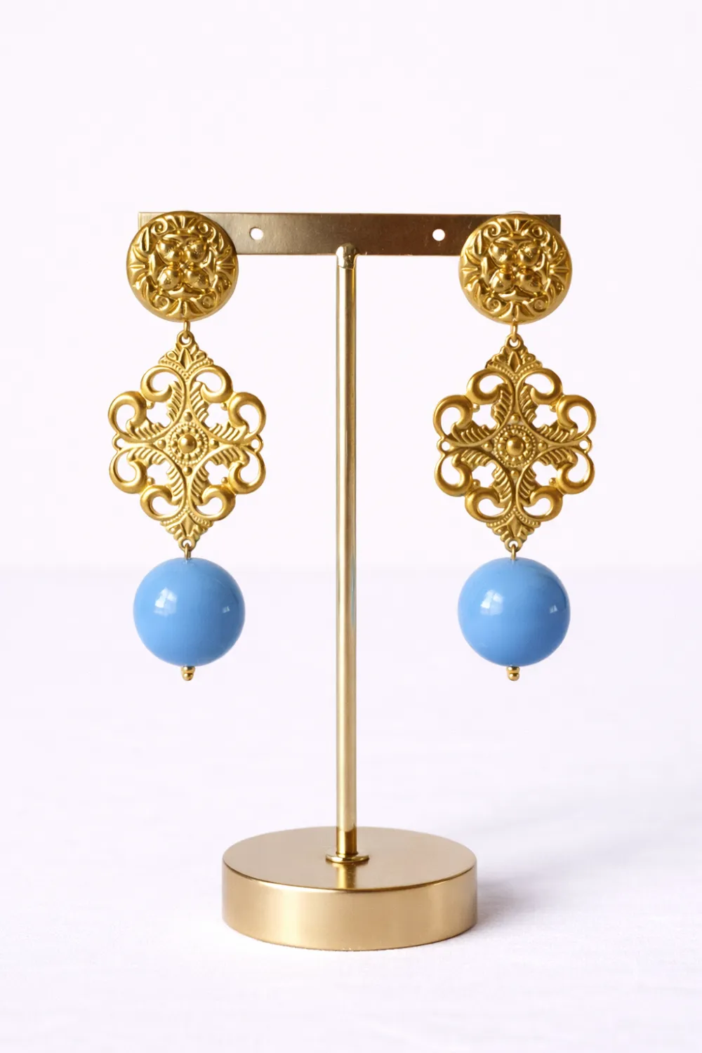 Pendientes Linaje Empolvado miniatura 3