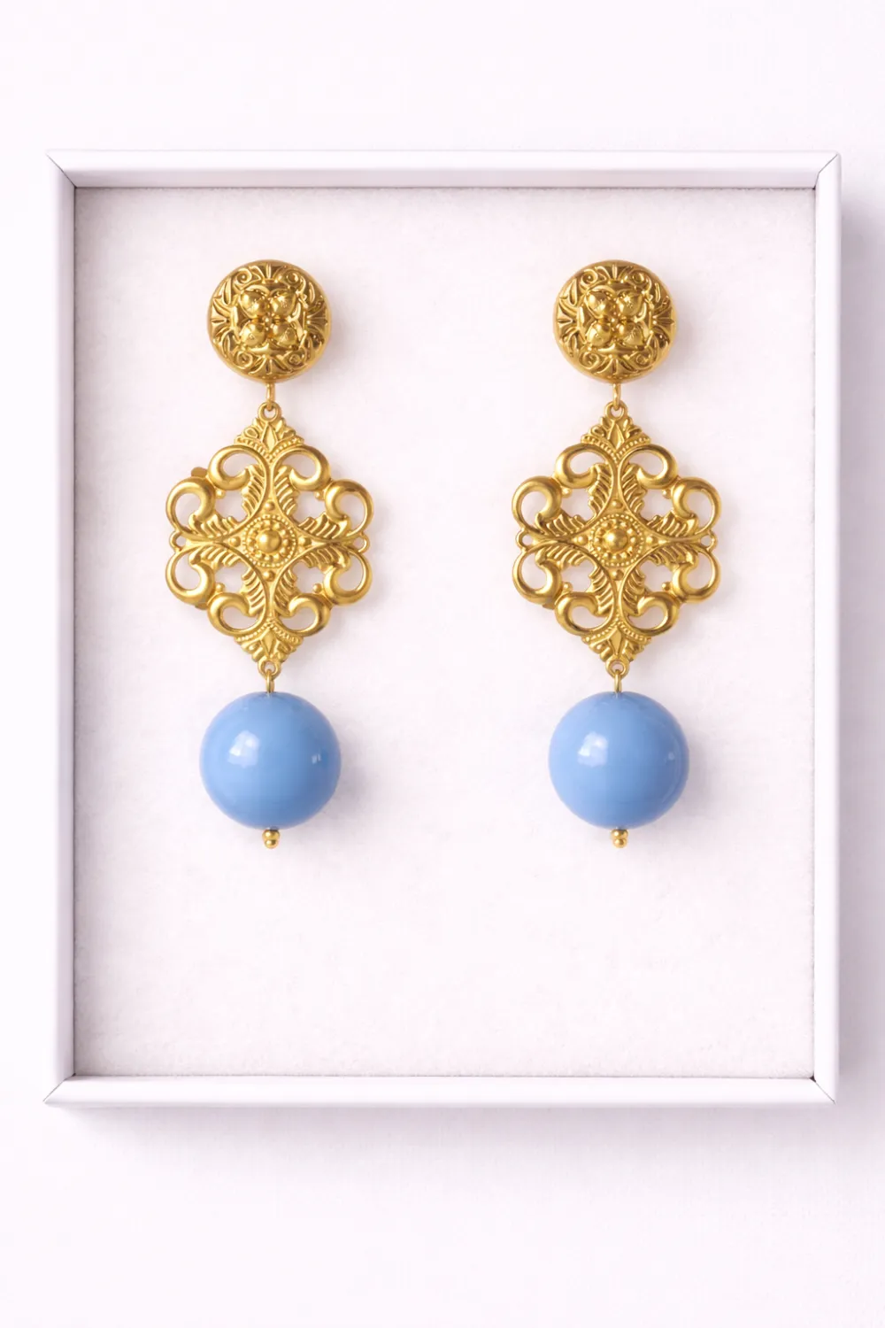 Pendientes Linaje Empolvado