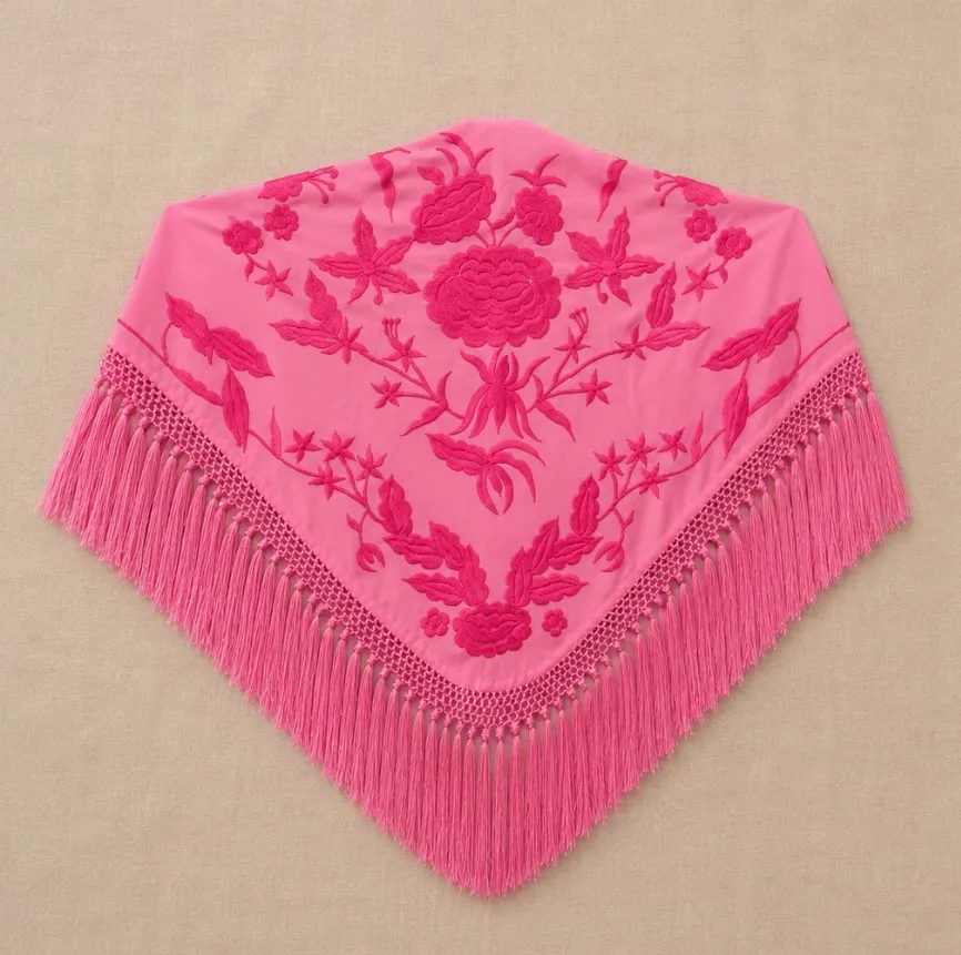 Mantoncillo Rosa Flamenca