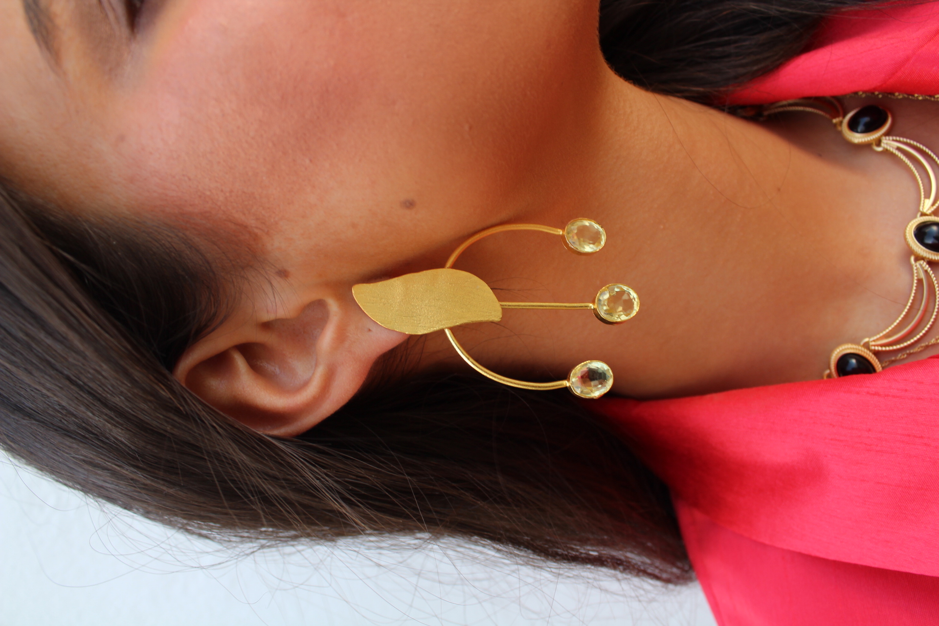 Pendientes Citrine Jaipur