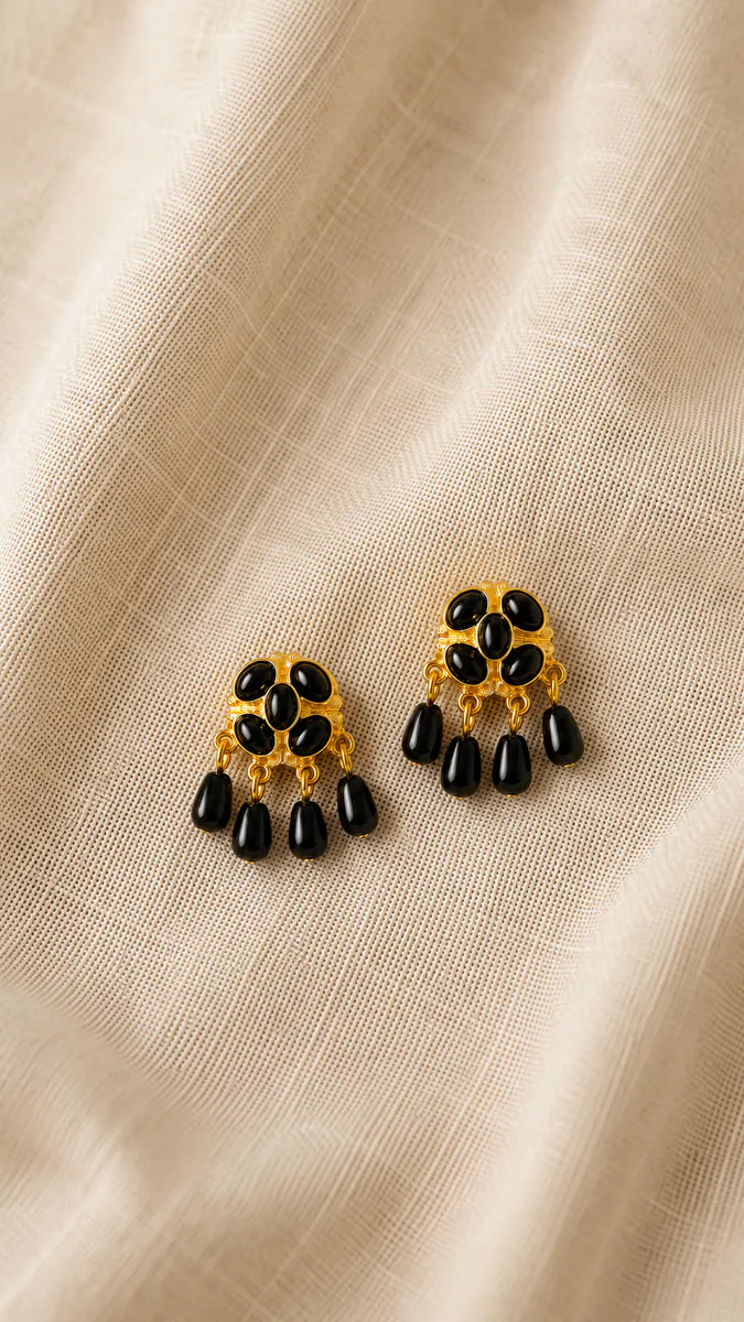 Pendientes Varenne Noir