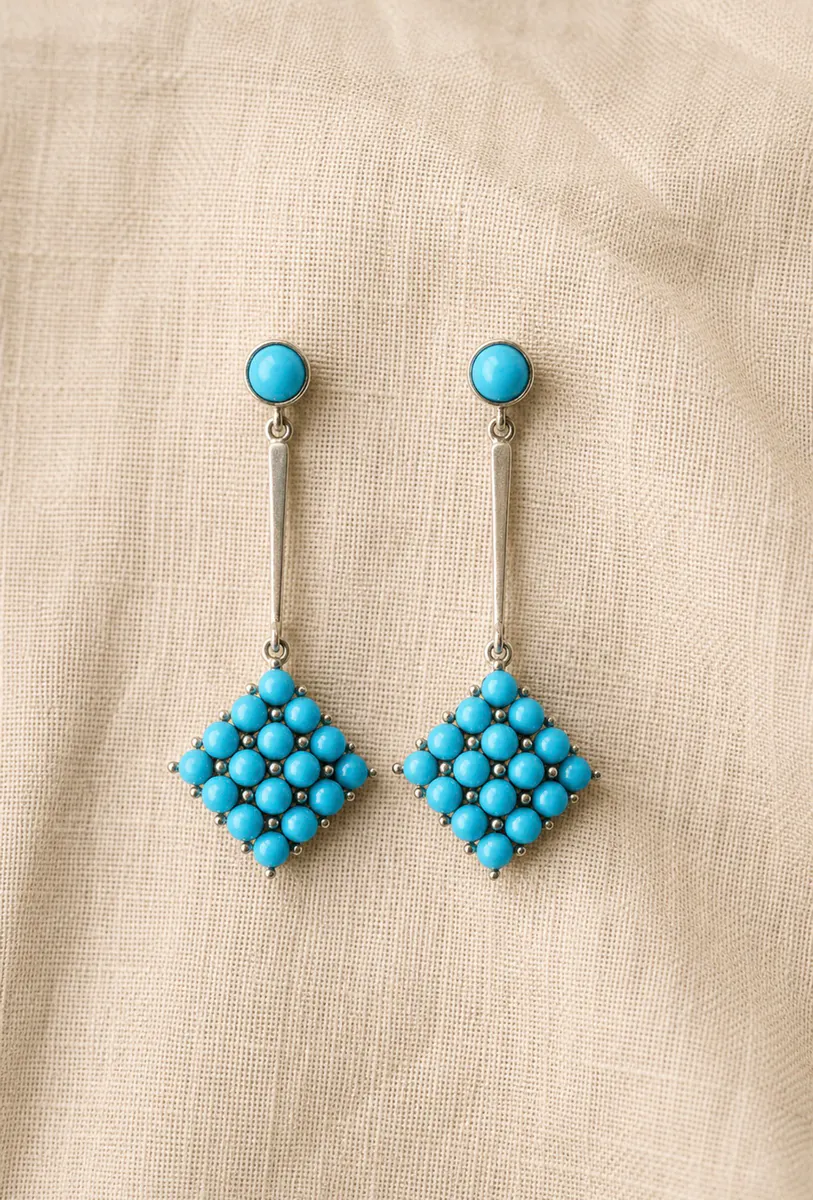 Pendientes Capri Turquesa