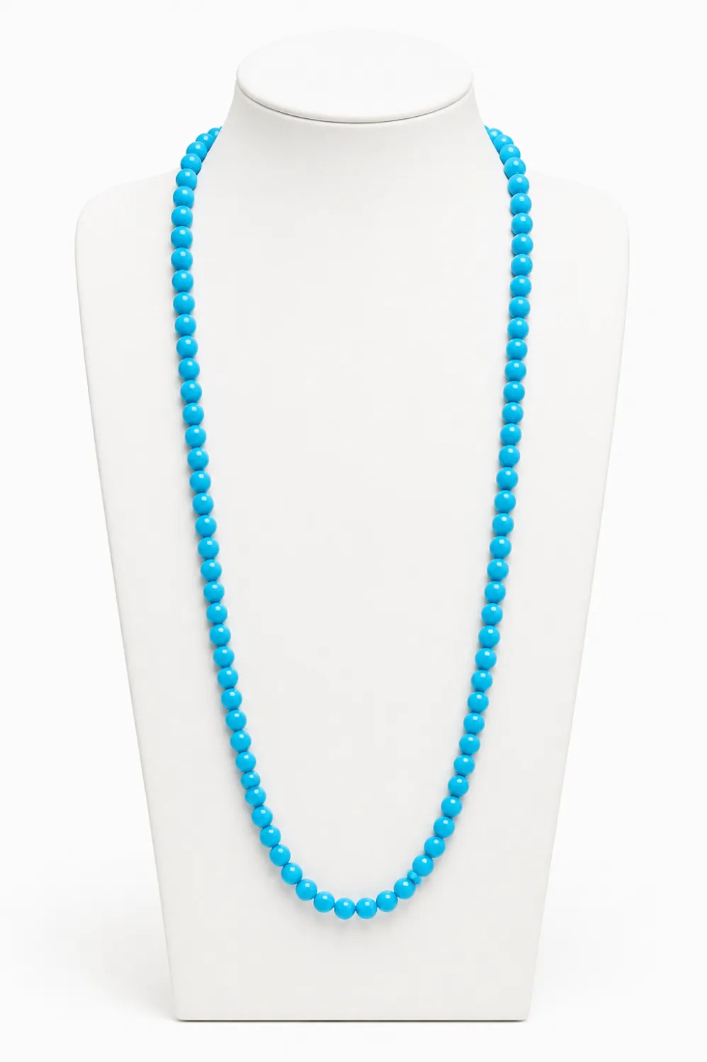 Collar largo Azul