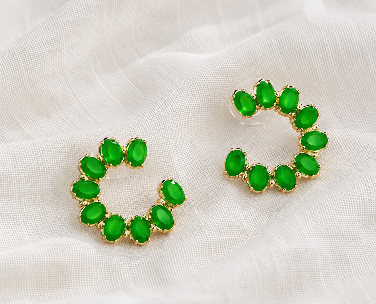 Pendientes Verona Verde