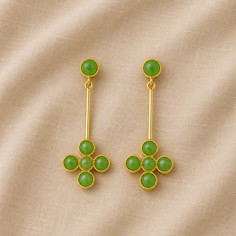 Pendientes Crux Olive