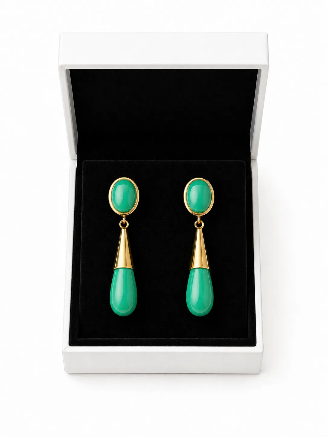 Pendientes Lágrima de Jade