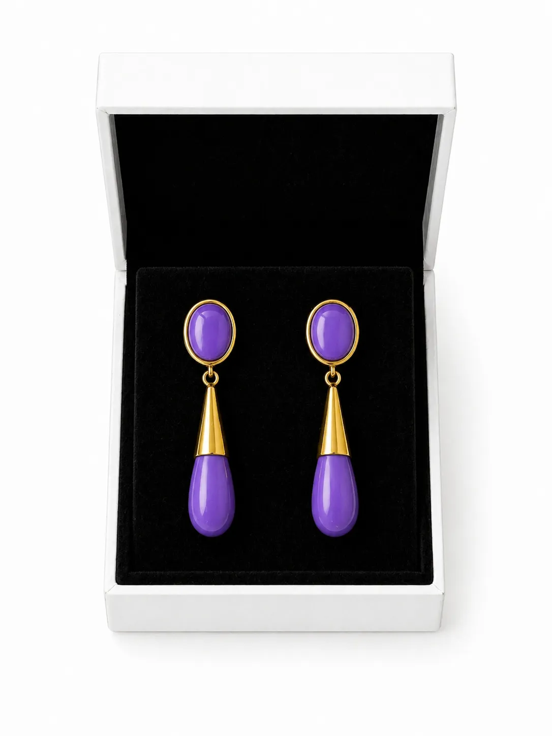 Pendientes Lágrima Amatista