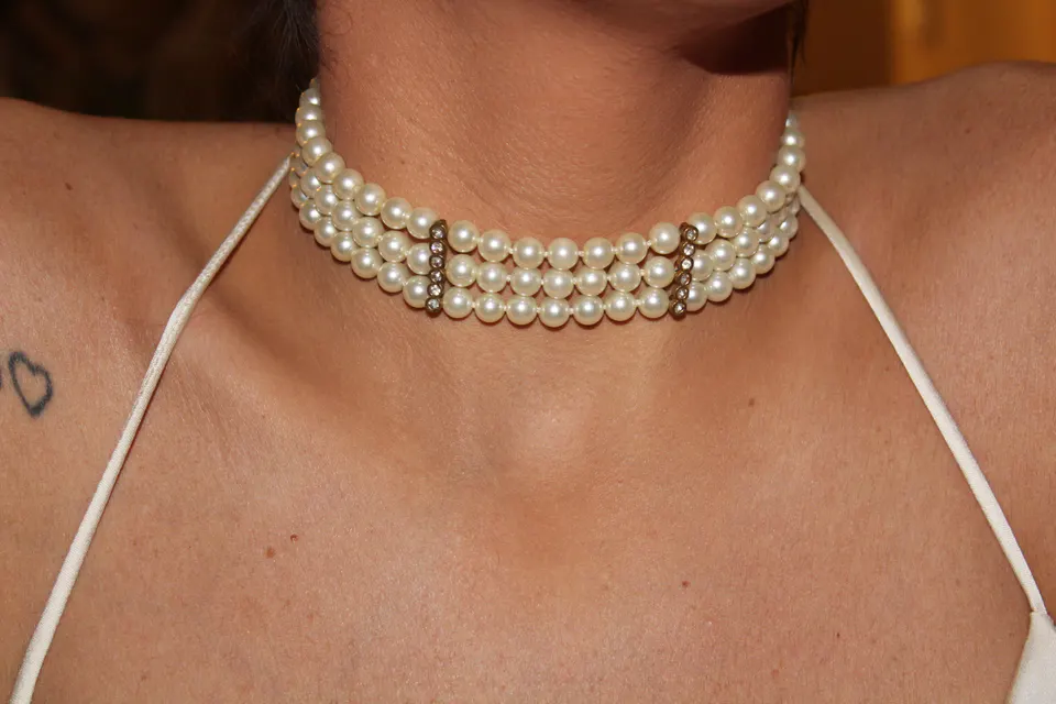 Choker Perla Victoria miniatura 3