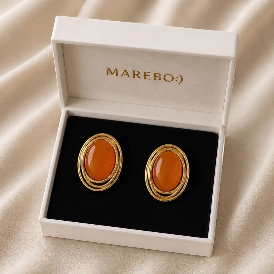 Pendientes Siena Mandarina