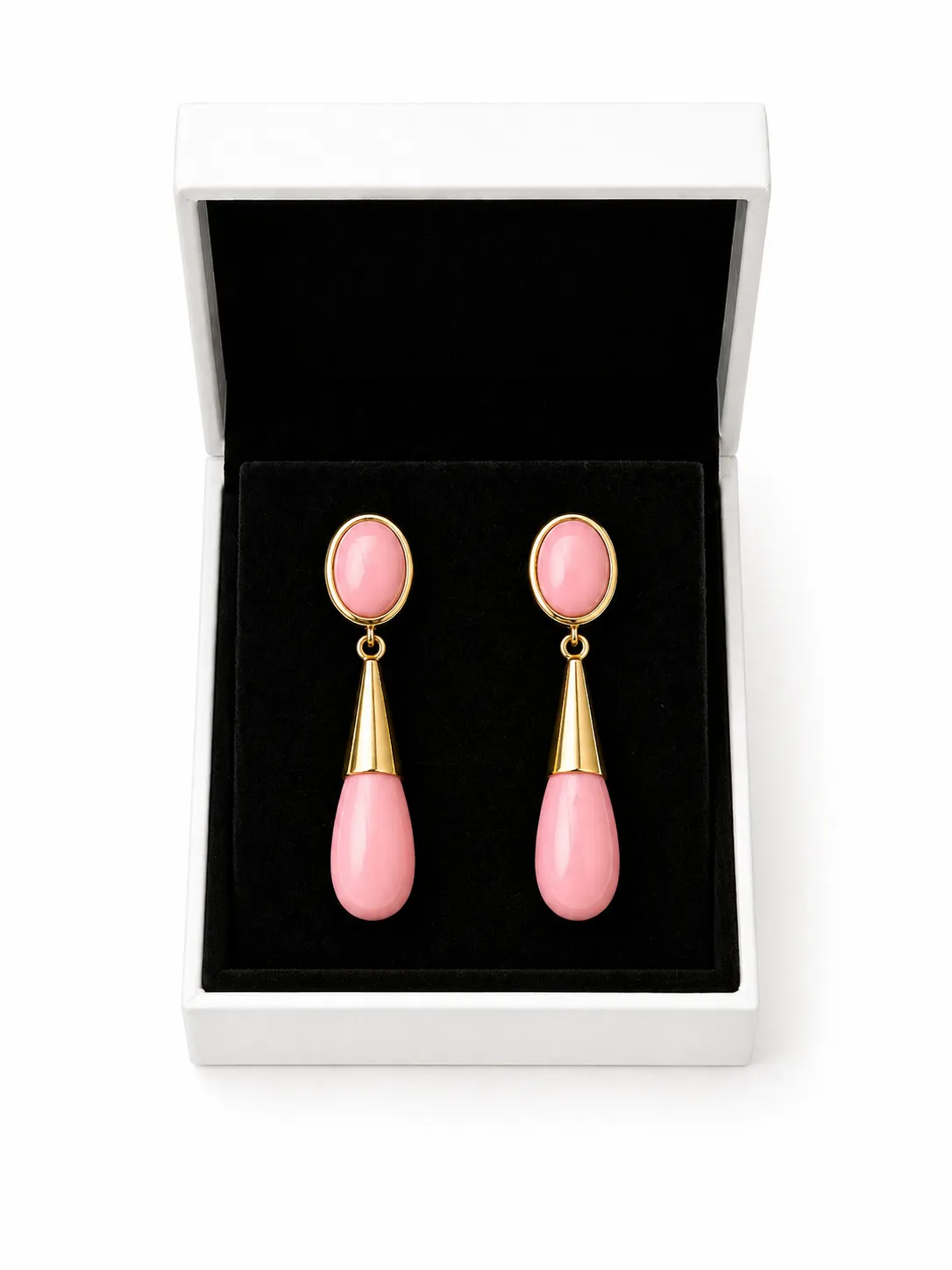 Pendientes Lágrima Rosé