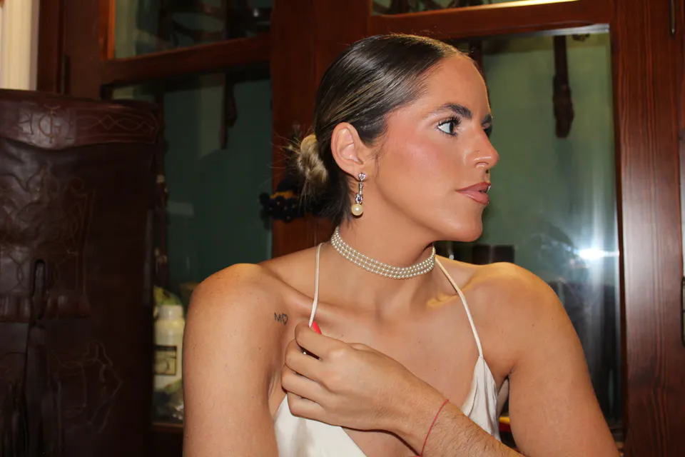 Pendientes Isabella Silver - vista alterna