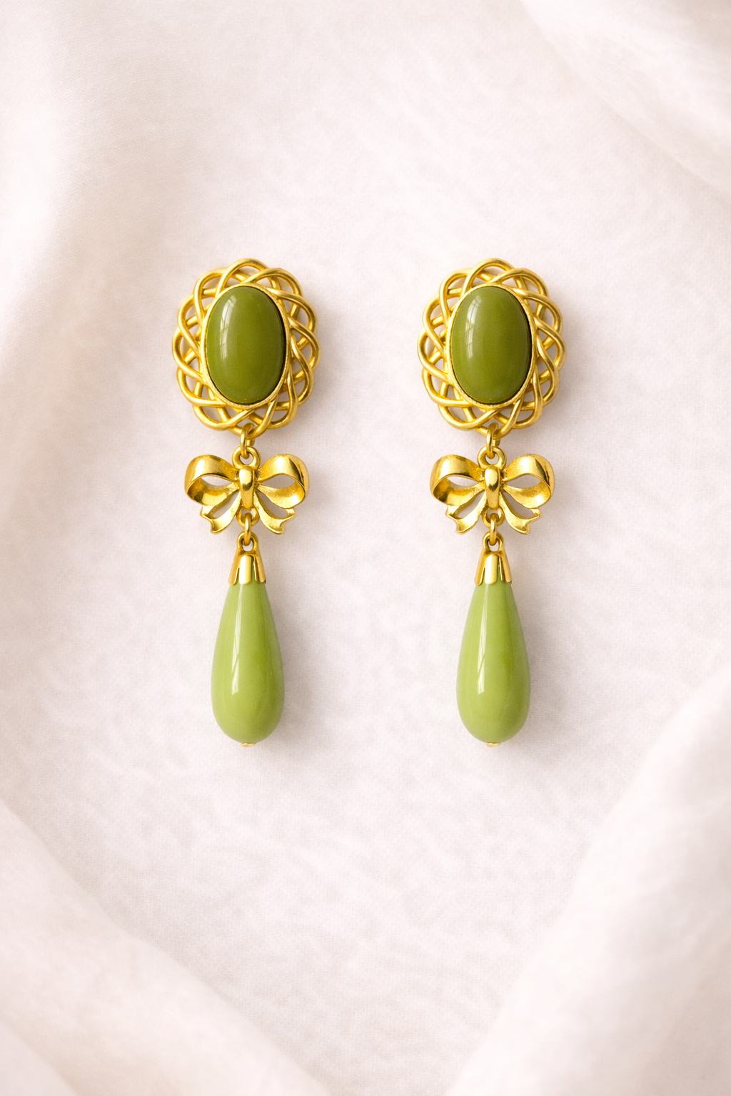 Pendientes Coralia Pistachio