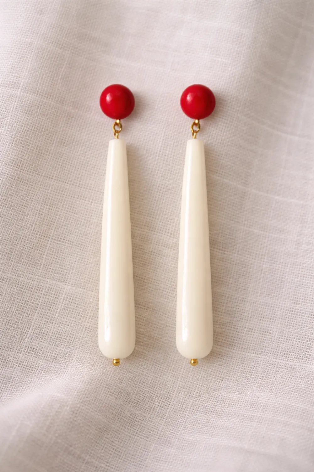 Pendientes Hueso Carmesí