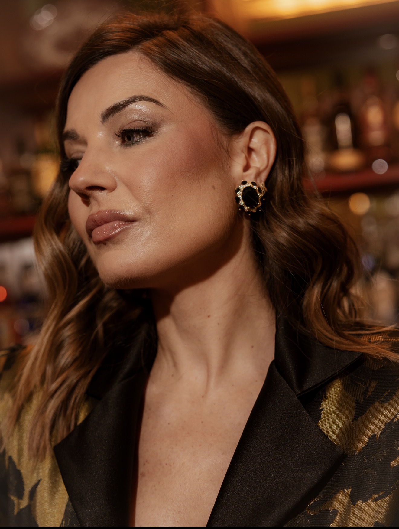Pendientes Milano Noir