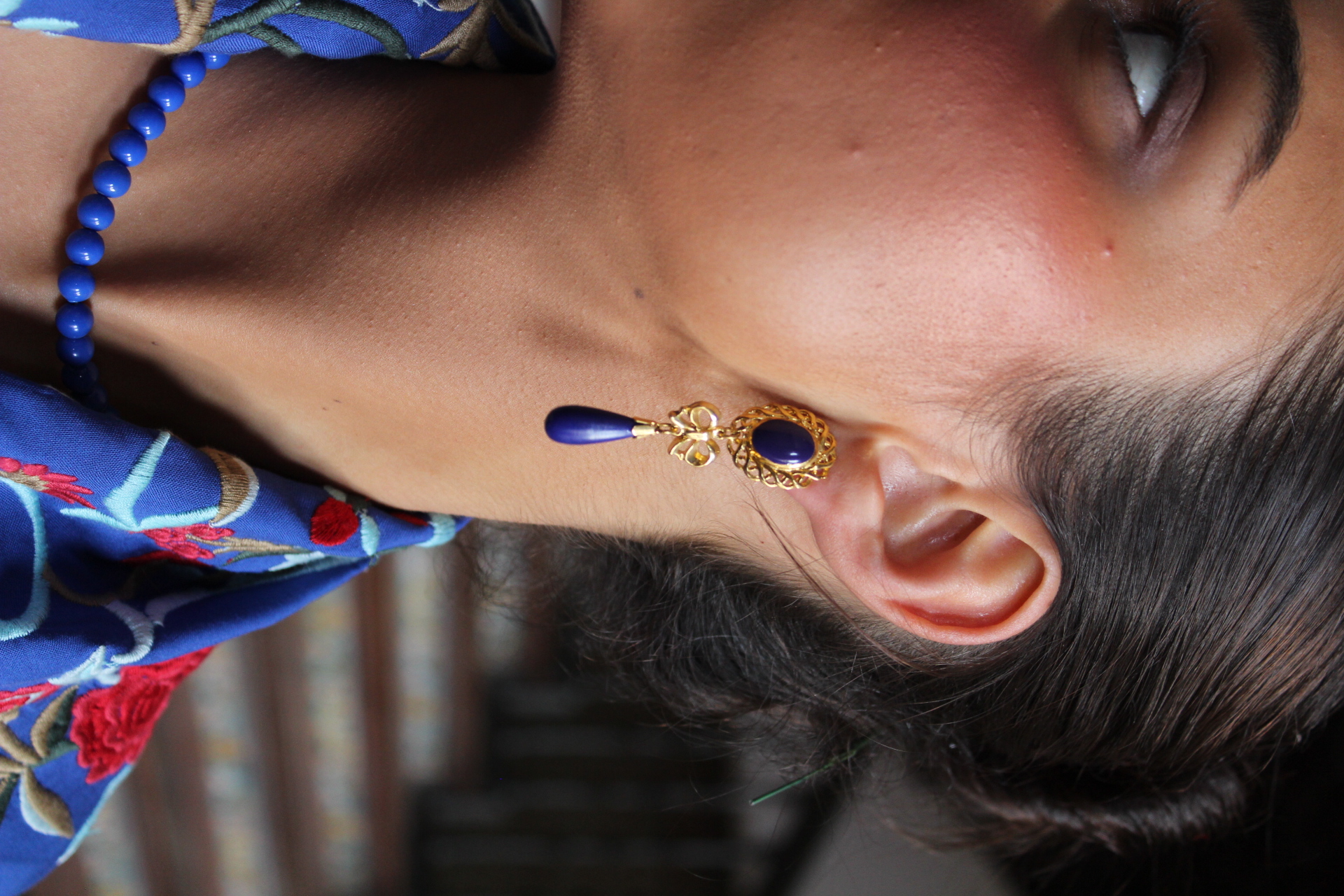 Pendientes Coralia Electric Blue - vista alterna