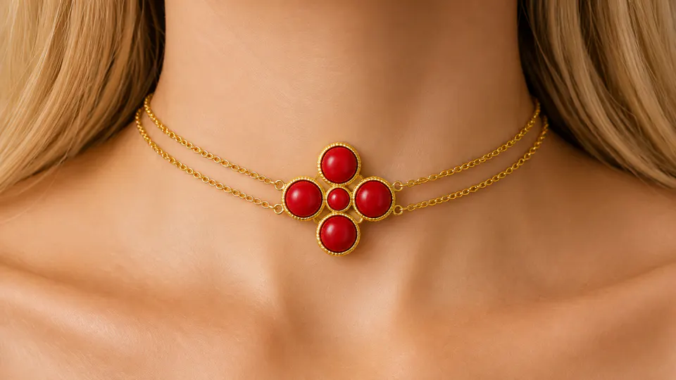 Choker Crux Rouge - vista alterna