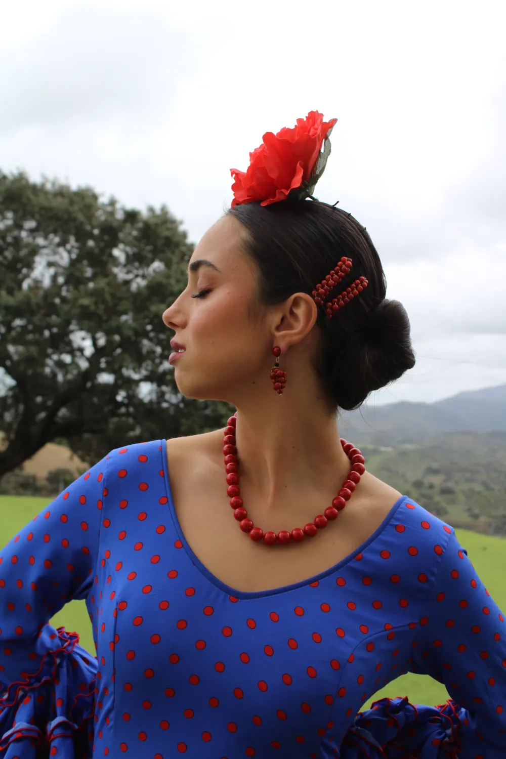 Pendientes Racimo Coralina