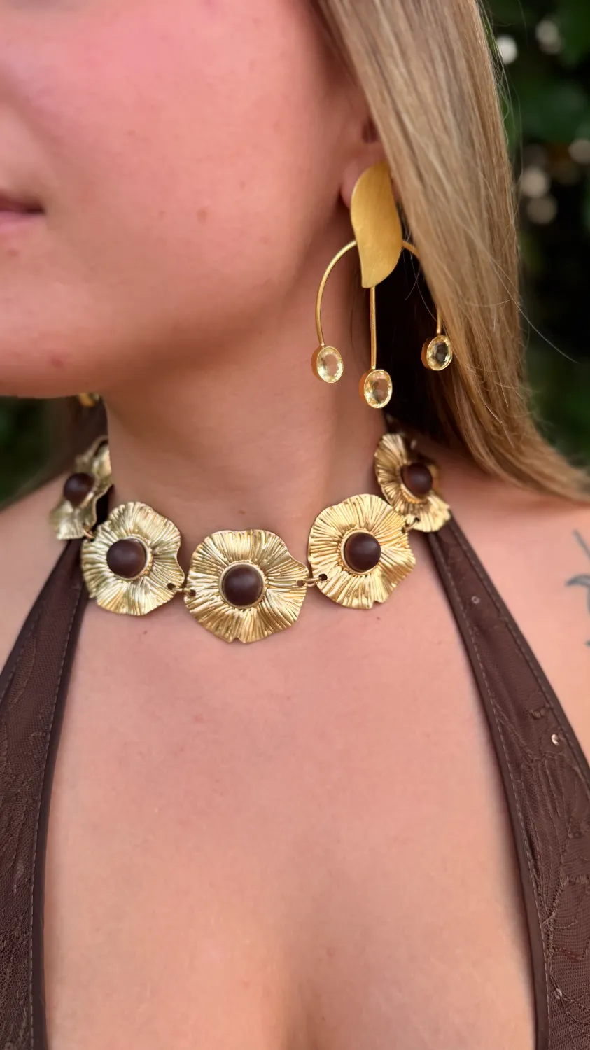 Choker Chocolate Doré - vista alterna
