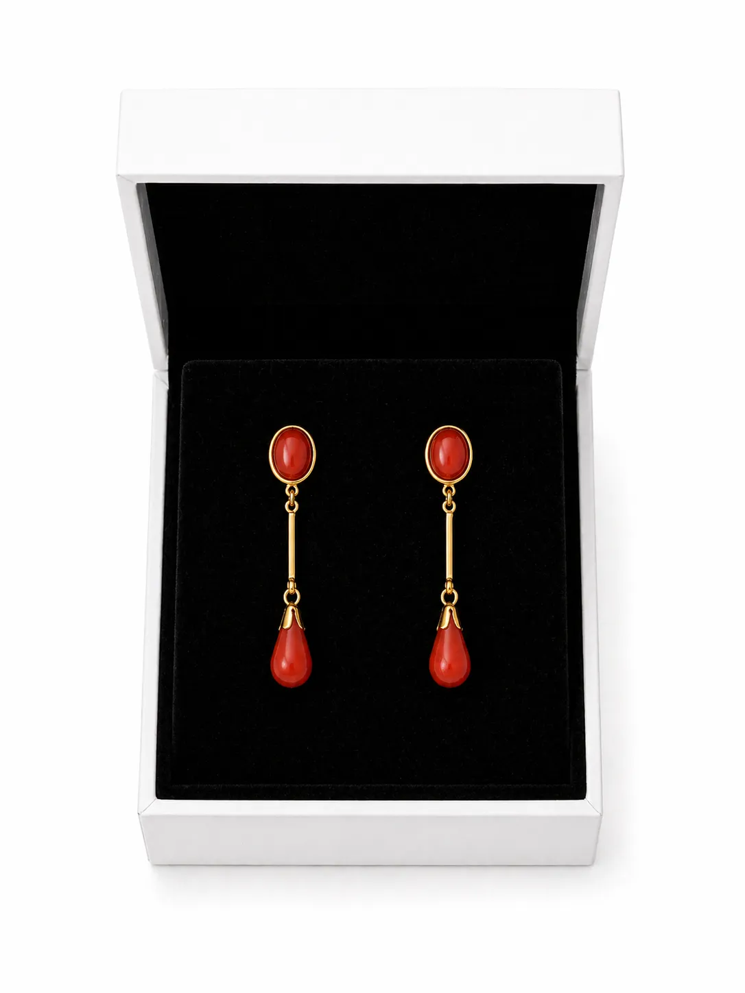 Pendientes Gota Carmesí