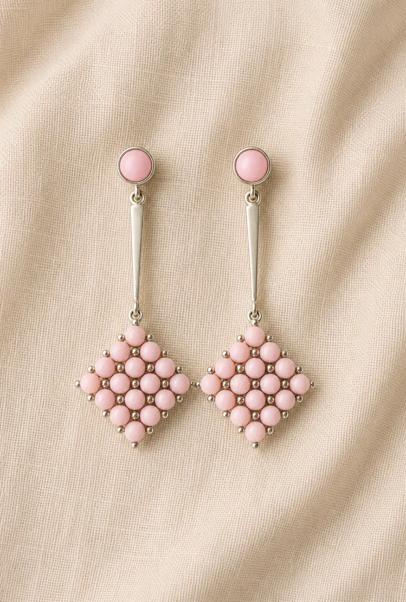 Pendientes Capri Rosas