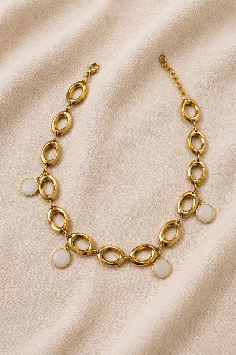 Collar Vittoria Blanco - vista alterna