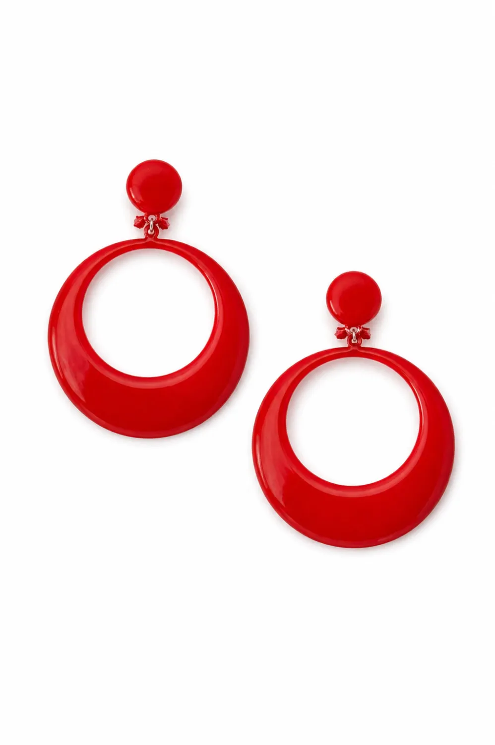 Aros mini rojos